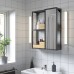 Зеркальный шкаф IKEA ENHET антрацит 60x15x75 см (593.365.19)