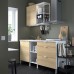 Кухня IKEA ENHET белый 183x63.5x222 см (593.374.20)