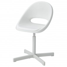 Дитяче офісне крісло IKEA LOBERGET / SIBBEN білий (593.376.70)