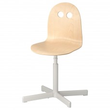 Дитяче офісне крісло IKEA VALFRED / SIBBEN береза білий (593.377.88)