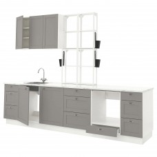 Кухня IKEA ENHET белый 323x63.5x241 см (593.378.49)