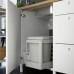 Угловая кухня IKEA ENHET антрацит белый (593.381.27)