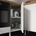 Кутова кухня IKEA ENHET антрацит білий (593.381.27)