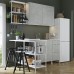 Угловая кухня IKEA ENHET белый (593.382.12)