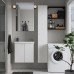 Набір меблів для ванної IKEA ENHET / TVALLEN білий антрацит 64x33x65 см (593.383.25)