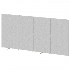Перегородка IKEA SIDORNA сірий 320x150 см (593.860.00)