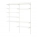 2 секции шкафа-стеллажа IKEA BOAXEL белый 165x40x201 см (593.864.82)