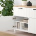 Комбінація шаф та стелажів IKEA BESTA білий 120x42x76 см (593.877.02)