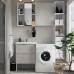 Набір меблів для ванної IKEA ENHET / TVALLEN під бетон білий 64x43x87 см (593.883.44)