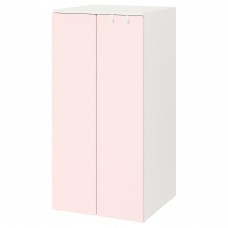 Гардероб IKEA SMASTAD / PLATSA білий блідо-рожевий 60x57x123 см (593.888.48)