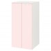 Гардероб IKEA SMASTAD / PLATSA белый бледно-розовый 60x57x123 см (593.888.48)