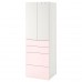 Гардероб IKEA SMASTAD білий блідо-рожевий 60x57x181 см (593.901.01)