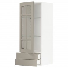 Комбінація навісних шаф IKEA METOD / MAXIMERA білий бежевий 40x100 см (594.077.95)