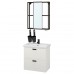 Комплект мебели для ванной IKEA ENHET / TVALLEN белый антрацит 64x43x65 см (594.193.69)