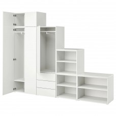 Гардероб IKEA PLATSA білий 280x42x221 см (594.221.97)
