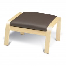 Підставка для ніг IKEA POANG березовий шпон темно-коричневий (598.291.11)