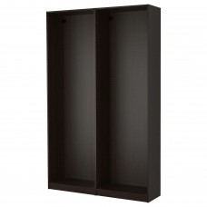 2 каркаси гардероба IKEA PAX чорно-коричневий 150x35x236 см (599.315.14)