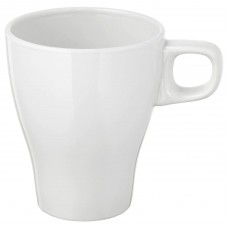 Чашка IKEA FARGRIK кераміка білий 250 мл (601.439.92)