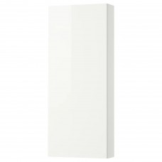 Навесной шкаф IKEA GODMORGON глянцевый белый 40x14x96 см (601.475.13)