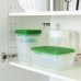Набор контейнеров IKEA PRUTA 17 шт. прозрачный зеленый (601.496.73)