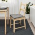 Подушка на стул IKEA JUSTINA серый 42/35x40x4 см (601.750.06)