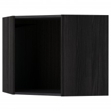 Каркас кутової навісної шафи IKEA METOD чорний 68x68x60 см (602.056.59)