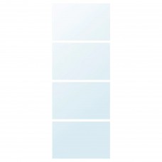 4 панелі для рами розсувних дверей IKEA AULI дзеркальне скло 75x201 см (602.112.74)