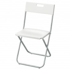 Розкладний стілець IKEA GUNDE білий (602.177.99)