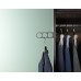 Вешалка для плечиков IKEA KOMPLEMENT темно-серый 17x5 см (602.571.82)