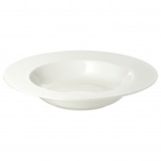 Глибока тарілка IKEA OFANTLIGT білий 24 см (603.190.19)