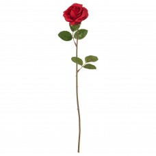 Цветок искусственный IKEA SMYCKA роза красный 52 см (603.335.86)