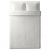 Комплект постільної білизни IKEA NATTJASMIN білий 200x200/50x60 см (603.371.60)