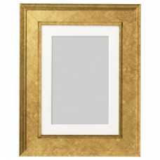 Рамка для фото IKEA VIRSERUM золотистий 13x18 см (603.785.13)