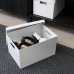 Коробка з кришкою IKEA TJENA білий 25x35x20 см (603.954.28)