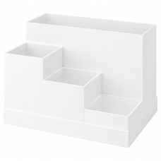 Органайзер канцелярського приладдя IKEA TJENA білий 18x17 см (603.954.52)