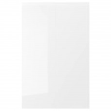 Двері кутової шафи IKEA VOXTORP ліві глянцевий білий 25x80 см (603.974.94)