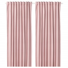 Затемняющие гардины IKEA SANELA светло-розовый 140x300 см (604.140.16)
