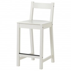 Барний стілець IKEA NORDVIKEN білий 62 см (604.246.90)