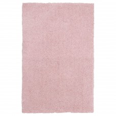 Ковер IKEA LINDKNUD длинный ворс розовый 60x90 см (604.262.79)