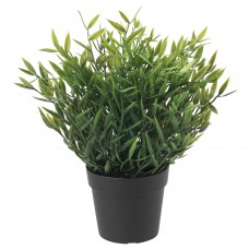 Искусственное растение в горшке IKEA FEJKA комнатный бамбук 9 см (604.339.39)