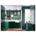 Двері кутової шафи IKEA BODBYN темно-зелений 25x80 см (604.445.32)
