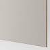4 панелі для рами розсувних дверей IKEA MEHAMN дуб світло-сірий темно-сірий 75x201 см (604.452.54)