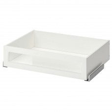 Шухляда з скляним фронтом IKEA KOMPLEMENT білий 75x58 см (604.470.26)
