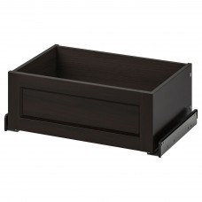 Шухляда IKEA KOMPLEMENT чорно-коричневий 50x35 см (604.471.25)