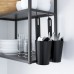 Каркас шафи з поличками IKEA ENHET антрацит 40x30x75 см (604.489.45)