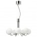 Канделябр IKEA SIMRISHAMN 7 лампочок хромований молочний скло (604.518.72)