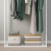 Открытый модуль для одежды IKEA PLATSA белый 80x40x180 см (604.526.02)