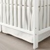 Простынь в детскую кроватку IKEA LENAST белый 60x120 см (604.576.28)