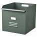 Коробка IKEA REJSA сіро-зелений метал 32x35x32 см (604.577.89)