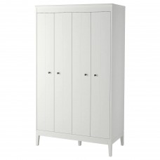 Гардероб IKEA IDANAS білий 121x211 см (604.588.35)